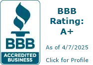 Jennings Heating, Cooling, Plumbing & Electric BBB Accredited Business A+ Rating. Click for profile